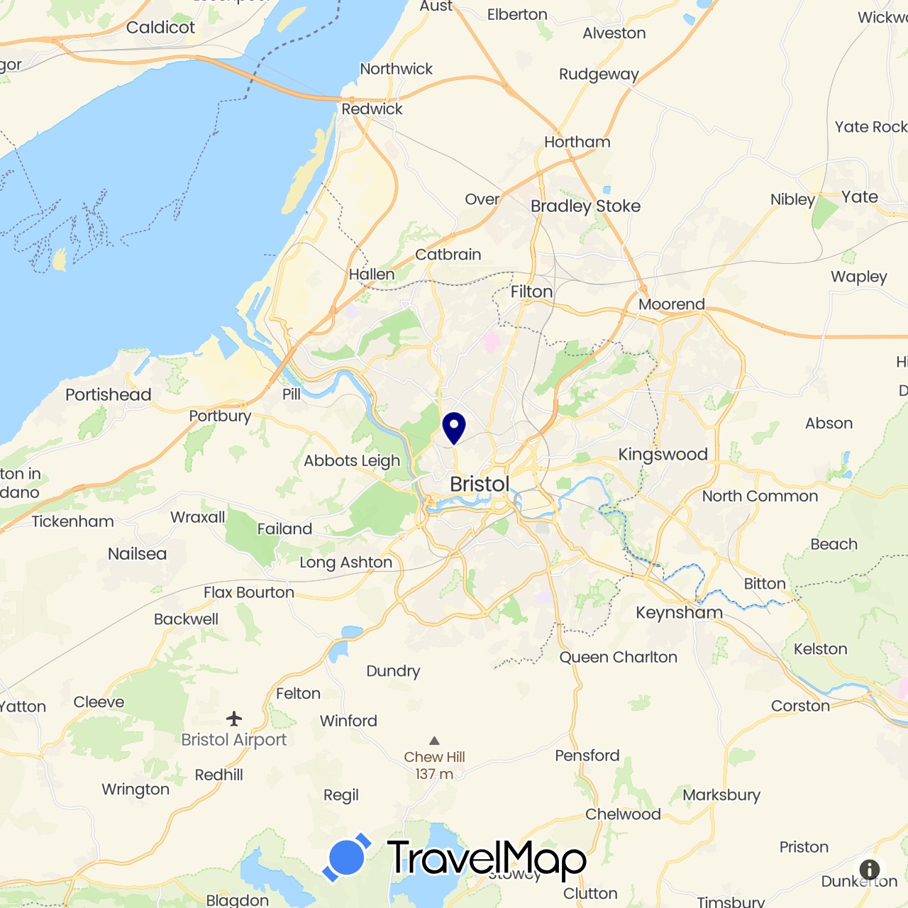 TravelMap itinerary: driving in United Kingdom (Europe)